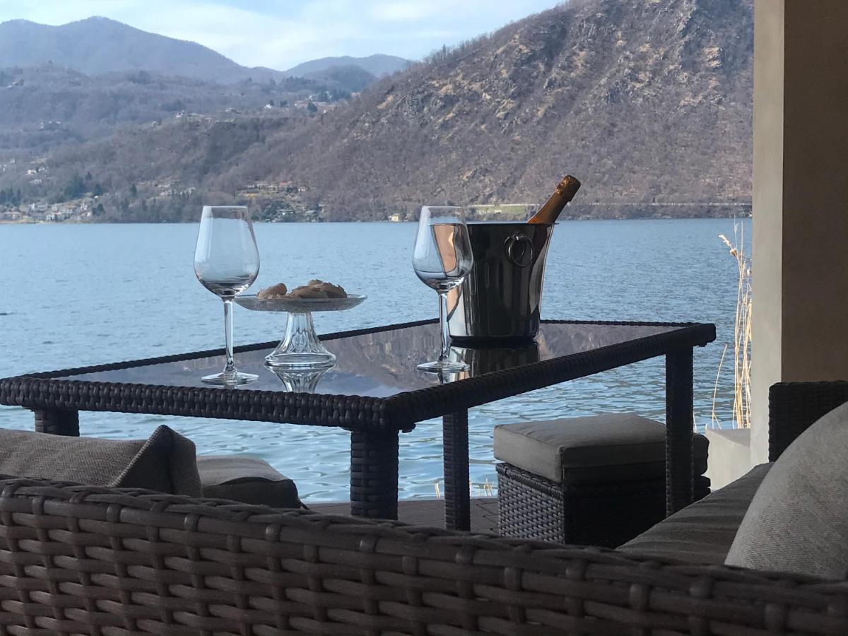 La Playa Cottage Con Spiaggia Privata Pettenasco Ngoại thất bức ảnh