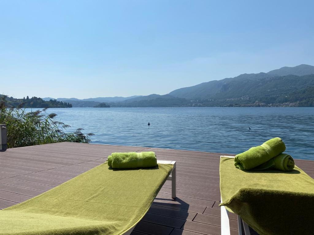 La Playa Cottage Con Spiaggia Privata Pettenasco Ngoại thất bức ảnh